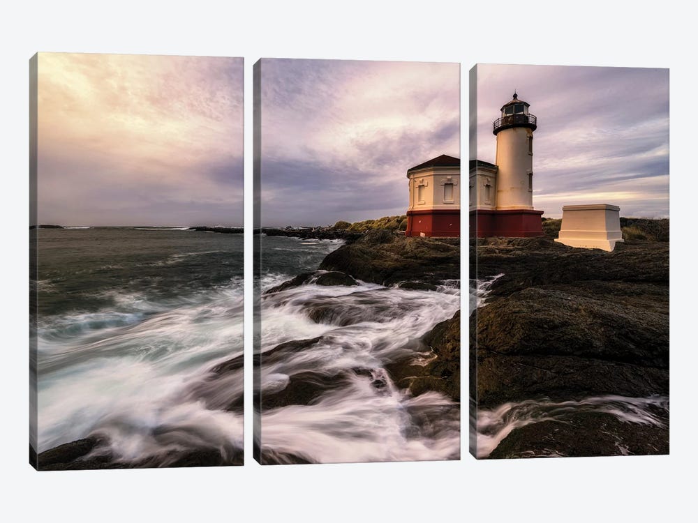 Lighthouse by Andy Amos 3-piece Canvas Art