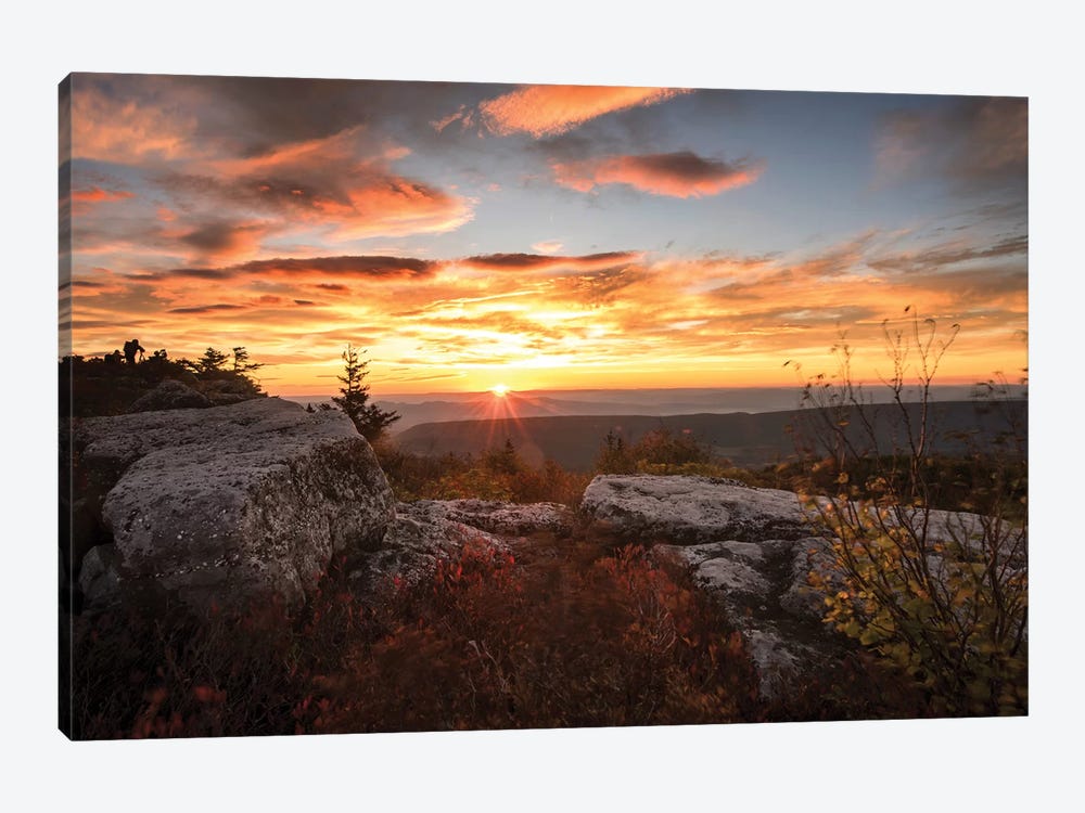 Sunrise in Fall I by Andy Amos 1-piece Canvas Artwork