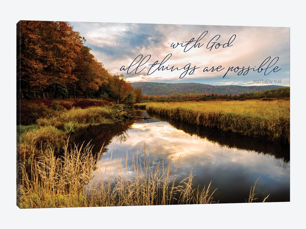 All With God by Andy Amos 1-piece Canvas Artwork