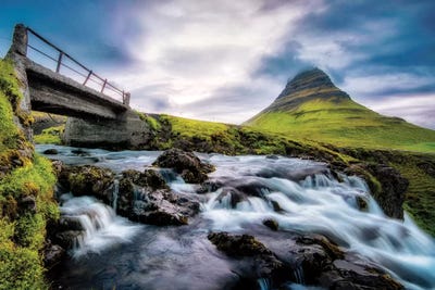 An Evening At Kirkjufellfoss by Andy Amos canvas print