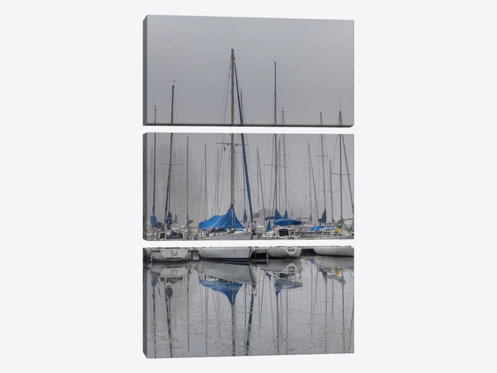 Sailing Boats by Andy Amos 3-piece Canvas Wall Art
