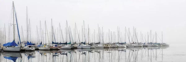 Harbors: Sailing Boats Panel by Andy Amos