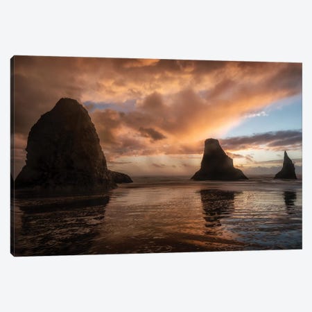 Falling Sunsets Canvas Print #AAS36} by Andy Amos Canvas Print