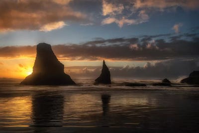 Island Sunsets by Andy Amos canvas print