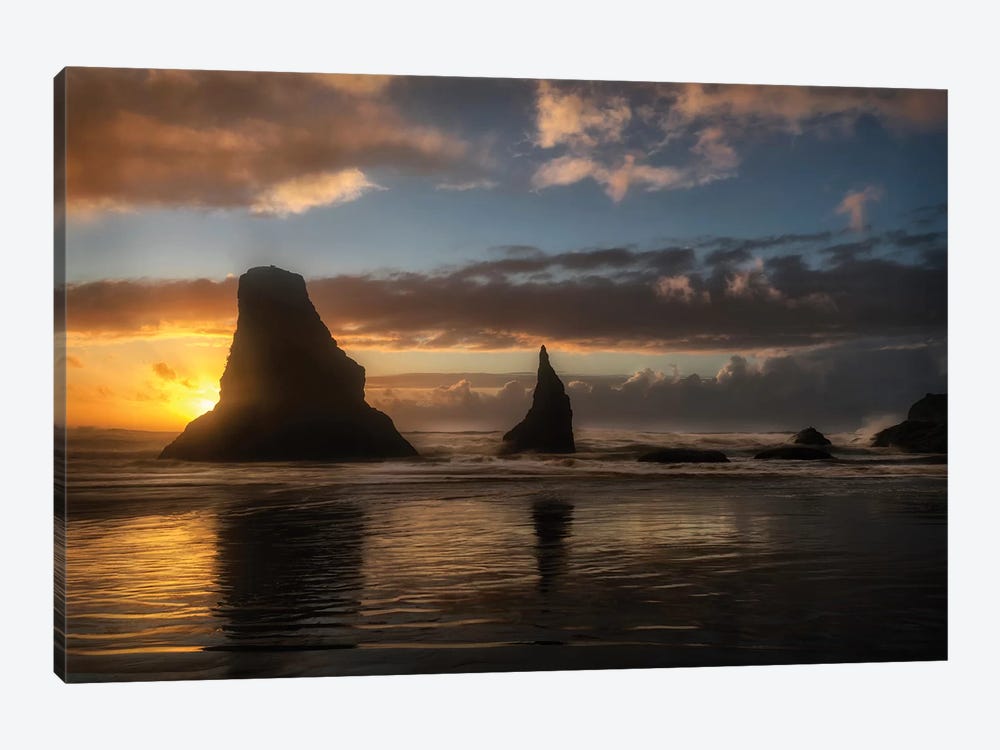 Island Sunsets by Andy Amos 1-piece Canvas Print