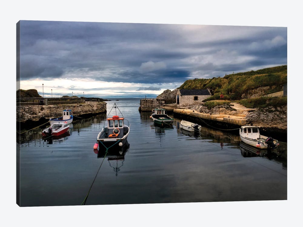 Fishing Harbor by Andy Amos 1-piece Art Print