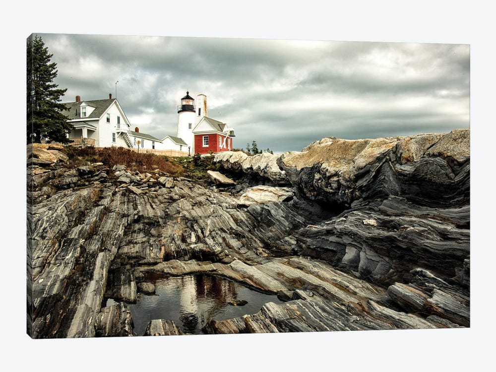 Harbor Lighthouse I by Andy Amos 1-piece Canvas Artwork
