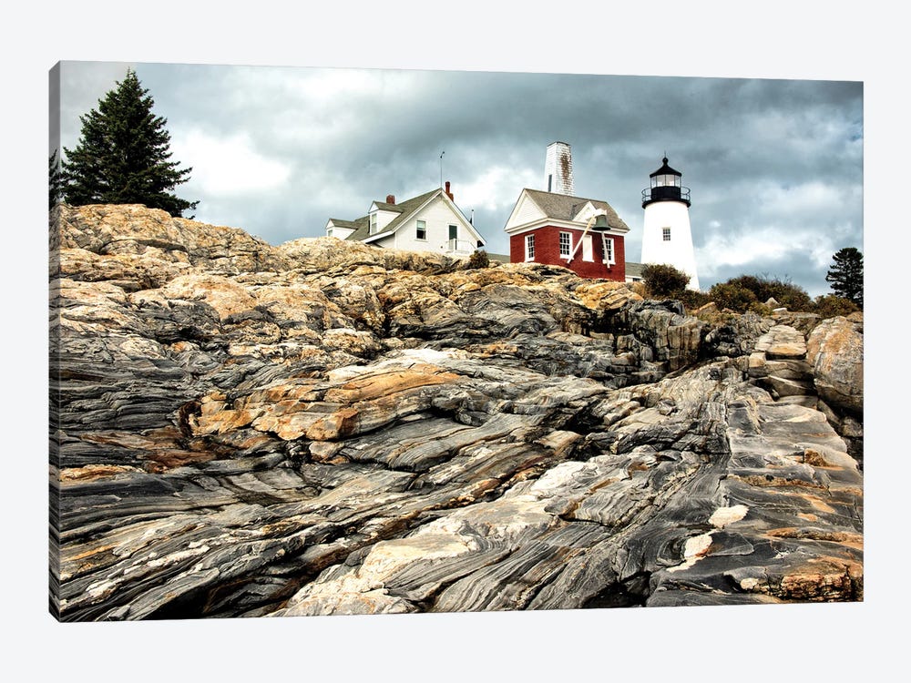 Harbor Lighthouse II by Andy Amos 1-piece Canvas Print