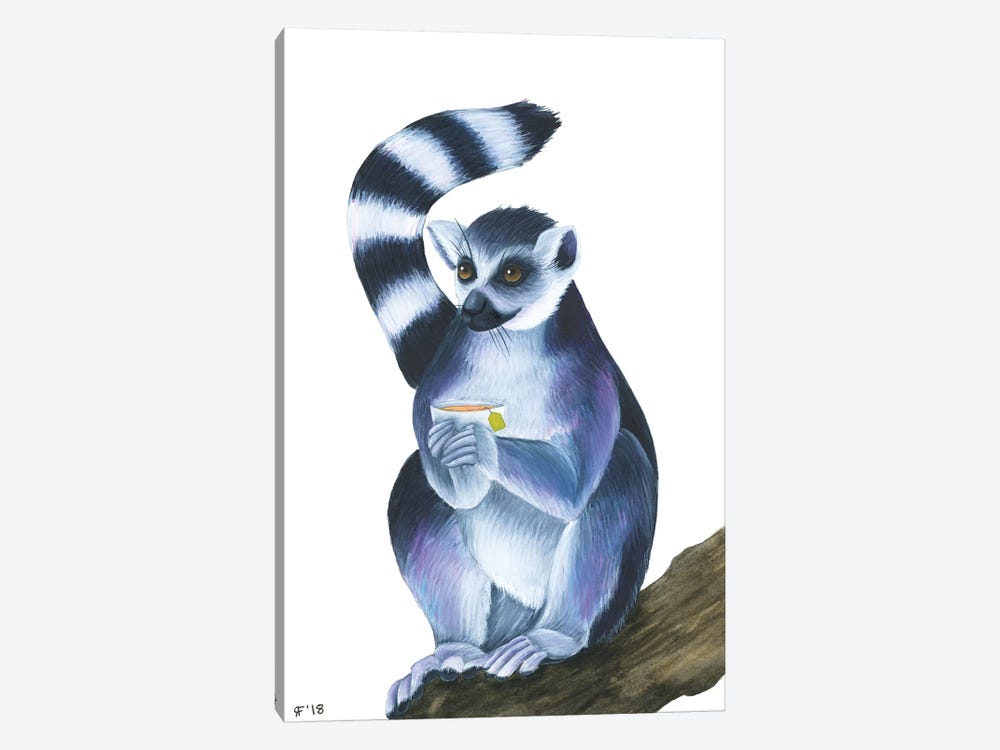 Lemur II by Alasse Art 1-piece Canvas Wall Art