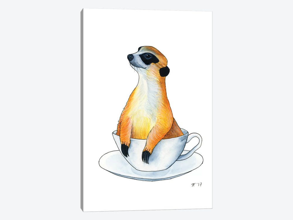 Meerkat by Alasse Art 1-piece Art Print