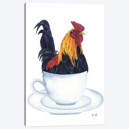 Rooster Canvas Print #AAT45} by Alasse Art Canvas Art Print