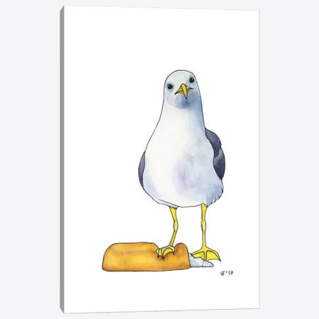 Twinkie Gull Canvas Print #AAT61} by Alasse Art Canvas Art