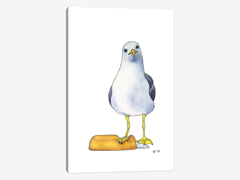 Twinkie Gull by Alasse Art 1-piece Art Print