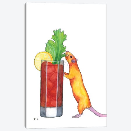 Bloody Mary Canvas Print #AAT7} by Alasse Art Canvas Print