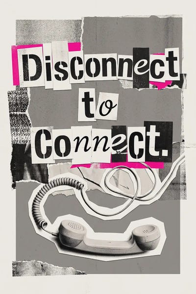 Austin Arthouse Co. - Canvas Prints: Disconnect To Connect by Austin Arthouse Co.