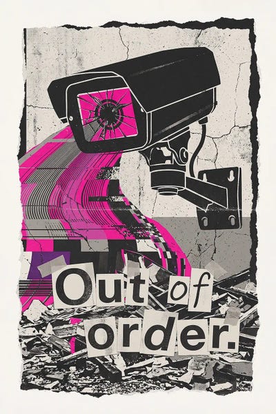 Austin Arthouse Co. - Canvas Prints: Out Of Order by Austin Arthouse Co.