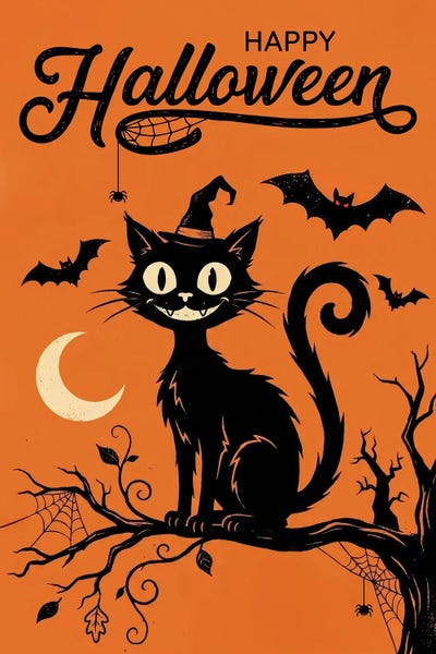Black Cat Crossing I