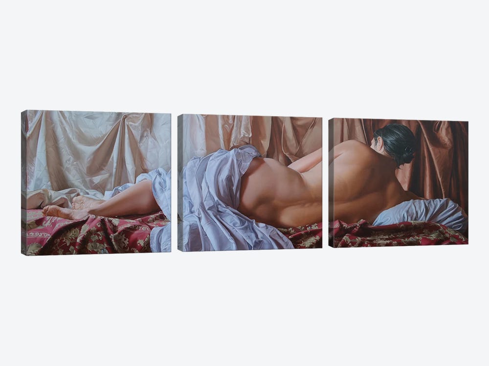 Relaxation by Arthur Anokhin 3-piece Canvas Art Print