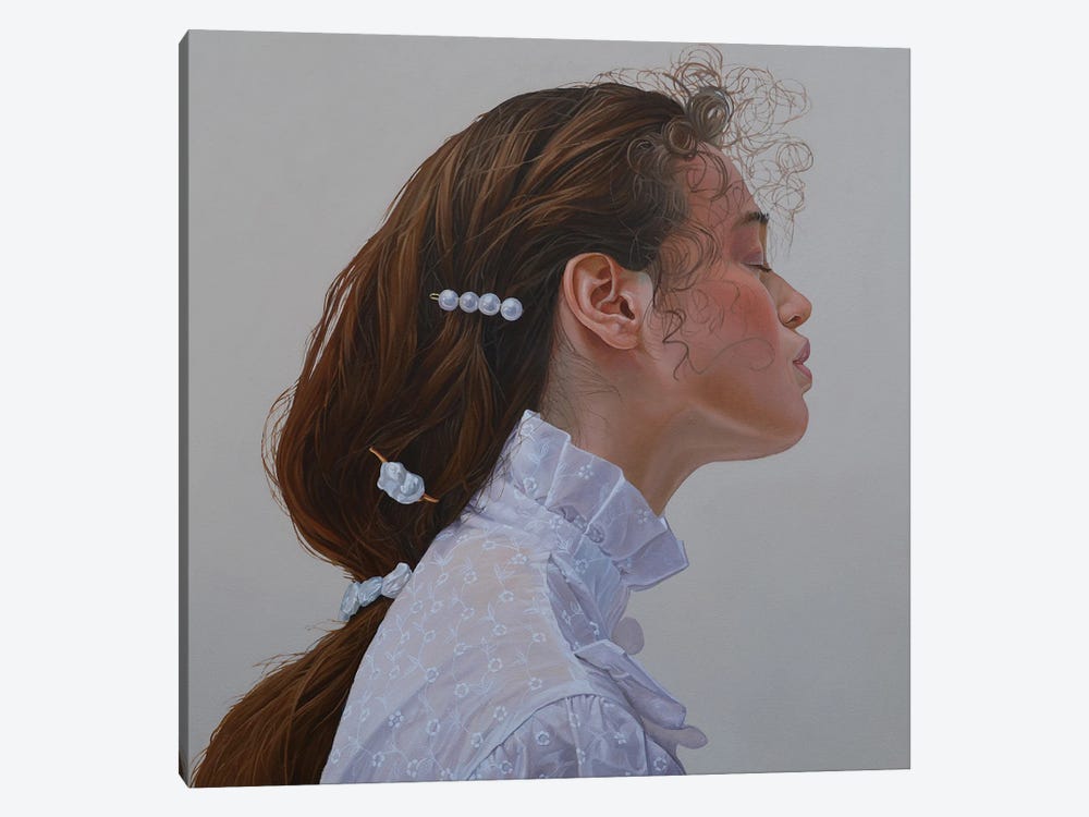 Girl With A Pearl by Arthur Anokhin 1-piece Canvas Wall Art