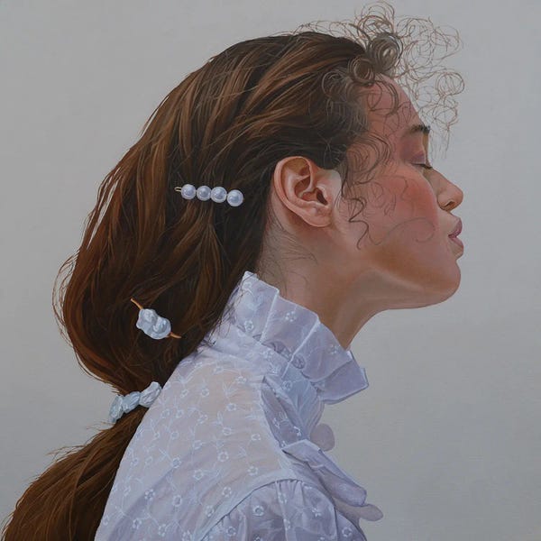 Arthur Anokhin: Girl With A Pearl by Arthur Anokhin