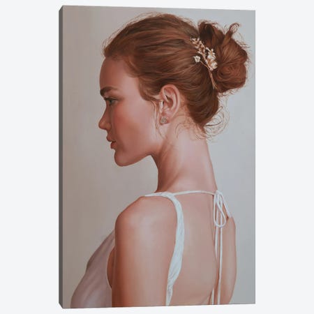 Girl With A Hairpin Canvas Print #AAZ3} by Arthur Anokhin Canvas Wall Art