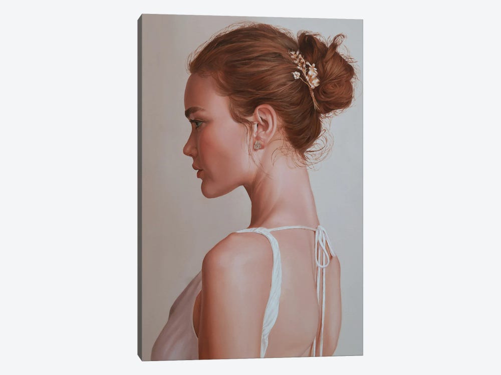 Girl With A Hairpin by Arthur Anokhin 1-piece Canvas Art Print