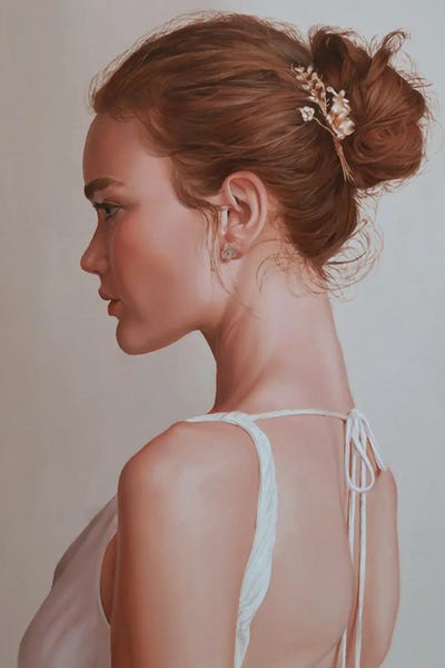 Arthur Anokhin: Girl With A Hairpin by Arthur Anokhin