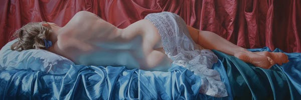 Draped In Realism: Nude Model by Arthur Anokhin