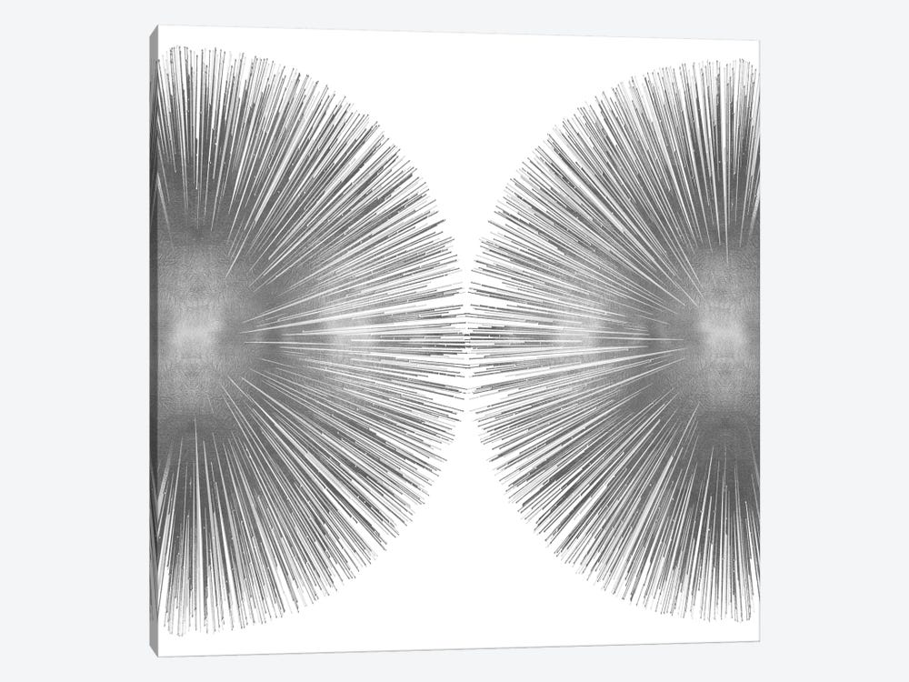 Silver Sunburst II by Abby Young 1-piece Canvas Art Print