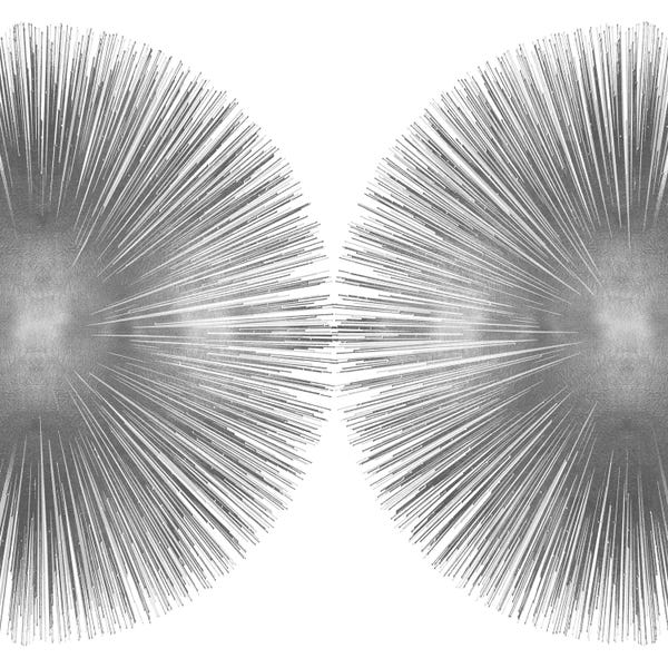 Silver: Silver Sunburst II by Abby Young