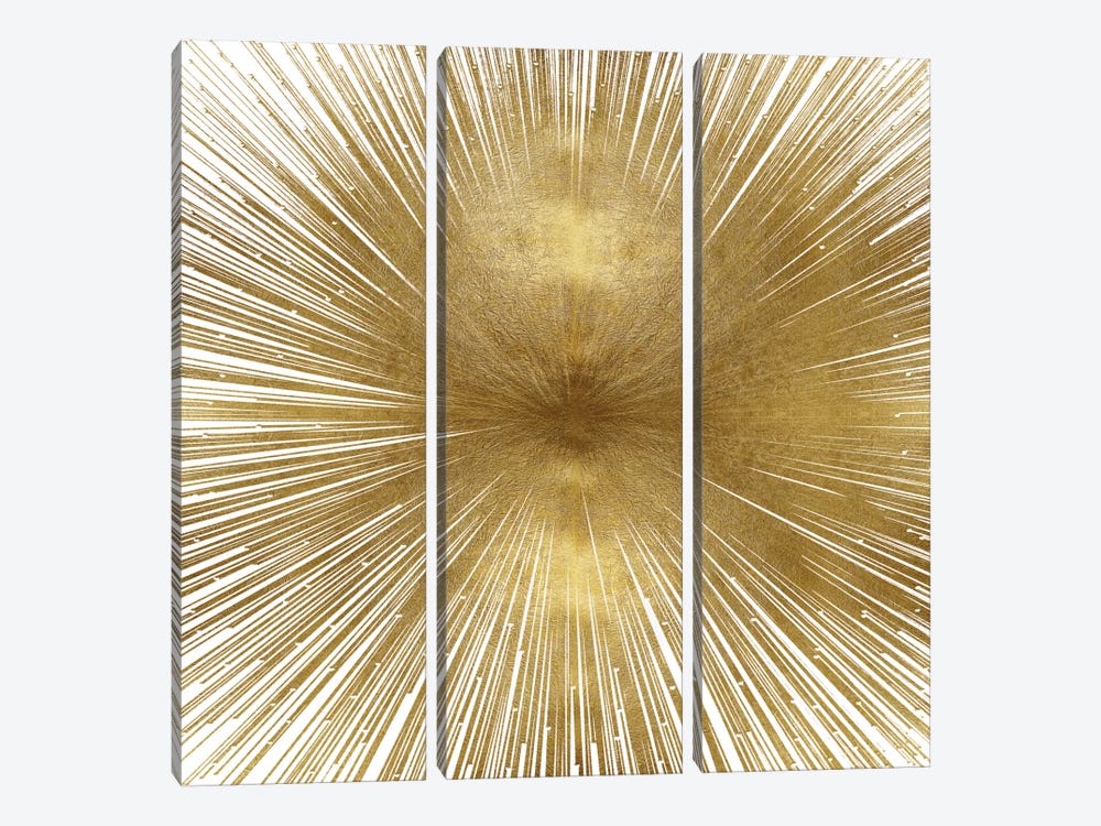 Radiant Gold by Abby Young 3-piece Canvas Wall Art