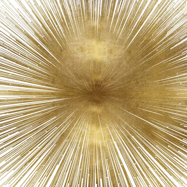 Gold Abstract Art: Radiant Gold by Abby Young