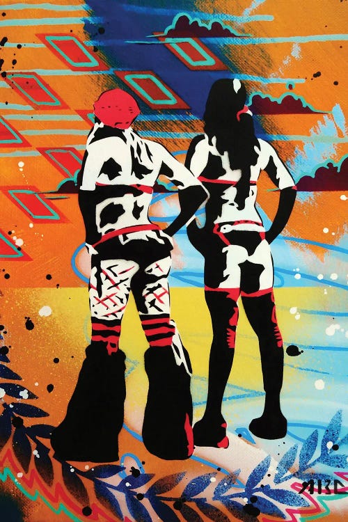 Burner Girls by AbcArtAttack wall art