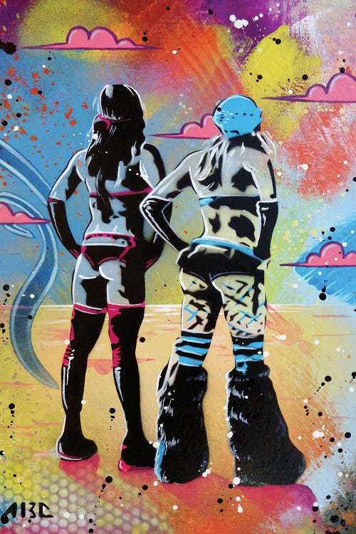 Burner Girls II by AbcArtAttack wall art