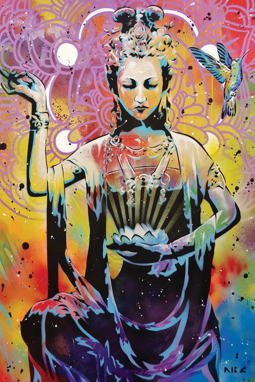 Harmonious Chakra by AbcArtAttack wall art