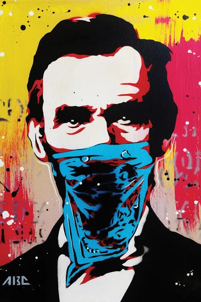 Lincoln, Patriot Thug by AbcArtAttack canvas print