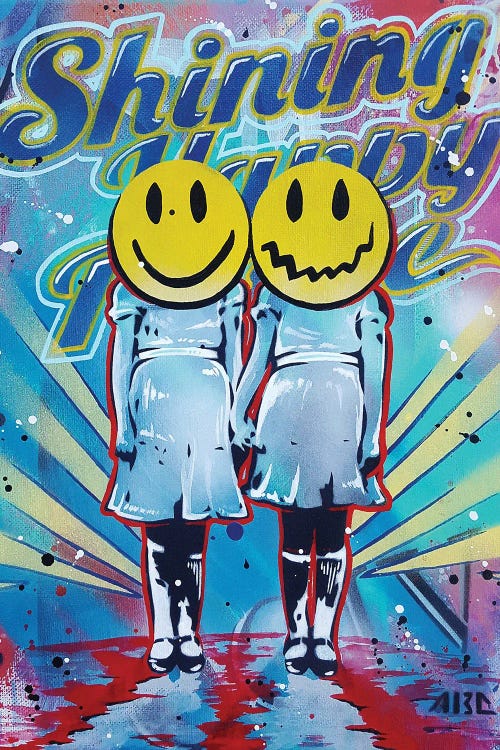 Shining Happy People by AbcArtAttack wall art