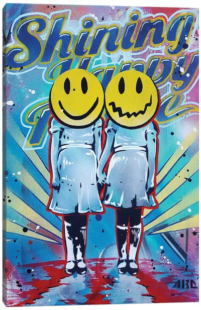 Shining Happy People Canvas Art Print - The Grady Twins