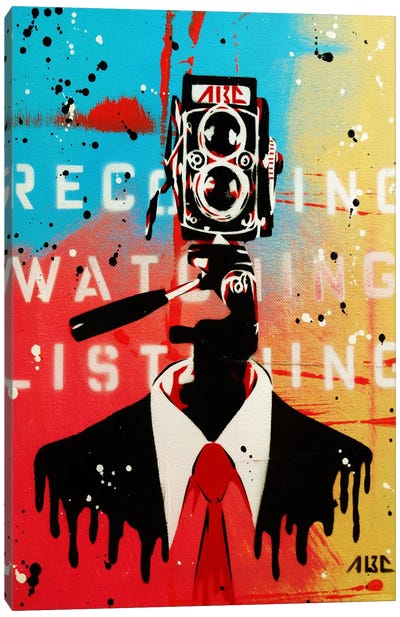 NSA Camera Man Canvas Art Print