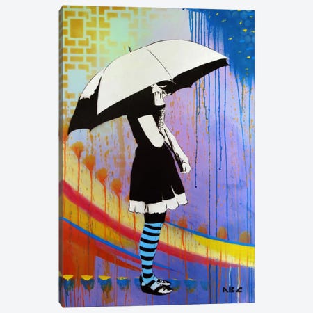 Waiting For The Rain Canvas Print #ABC7} by AbcArtAttack Canvas Art