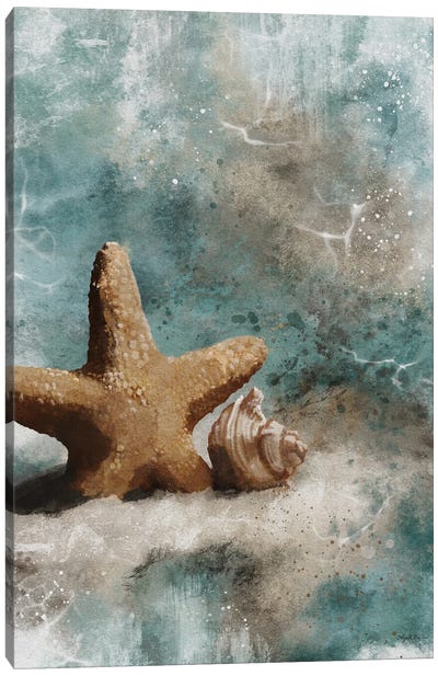 Ocean Mirage Canvas Art Print - Sea Shell Art