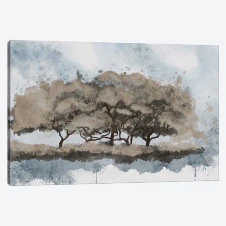 Muted Treescape Canvas Print #ABD115} by Angela Bawden Canvas Art