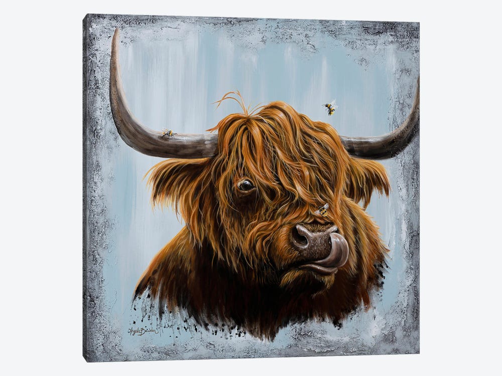 Coo Kisses by Angela Bawden 1-piece Canvas Artwork
