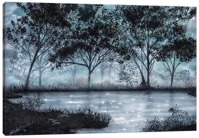 Moonlit Dream Canvas Art Print - Angela Bawden