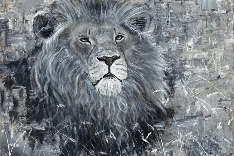 Power Of The Pride Lion by Angela Bawden wall art
