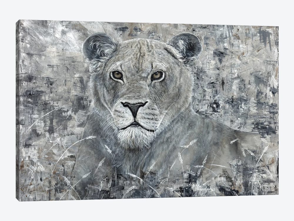 Power Of The Pride Lioness by Angela Bawden 1-piece Canvas Artwork