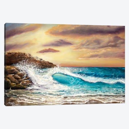 Sunset Shores Canvas Print #ABD26} by Angela Bawden Canvas Print