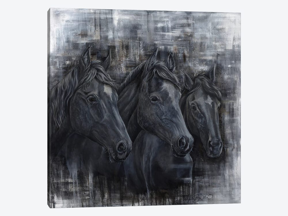 Trine Equine by Angela Bawden 1-piece Canvas Print