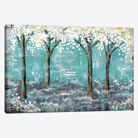 Forest Blues Canvas Print #ABD8} by Angela Bawden Canvas Wall Art