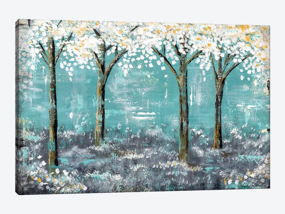 Forest Blues by Angela Bawden 1-piece Canvas Art